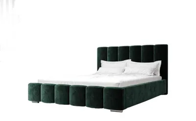 Immagine prodotto di Camera da letto Rivestimento Design Letti d'albergo matrimoniale verde Nuovo