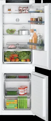 Produktbild von Bosch KIV 86 VSE 0 EB-Kühlkombi 183/84L E 178cm integriert Schlepptür