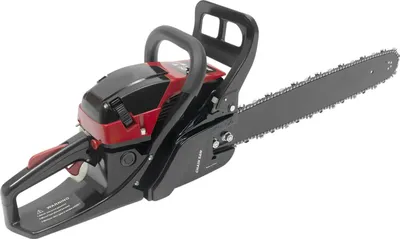 Produktbild von Benzin Kettensäge - Zweitakt Motorsäge - Ergonomischer Griff - Zum Schneiden von Holz - Schwarz/Rot