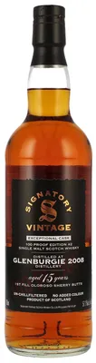 Produktbild von Glenburgie 15 Jahre - 2008 - Signatory Vintage - Exceptional Cask - 100 Proof Edition #2 - Speyside Single Malt Scotch Whisky
