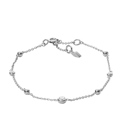 Produktbild von FOSSIL Armband Sterling Glitz Box-Set Bracelet Silver silberfarben