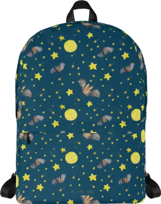 Produktbild von Mr. & Mrs. Panda Rucksack Fledermaus Flügel - Blau - Geschenk, Tagesrucksack, Schulrucksack, Business-Rucksack, Lustige Sprüche, Laptoprucksack, Backpack