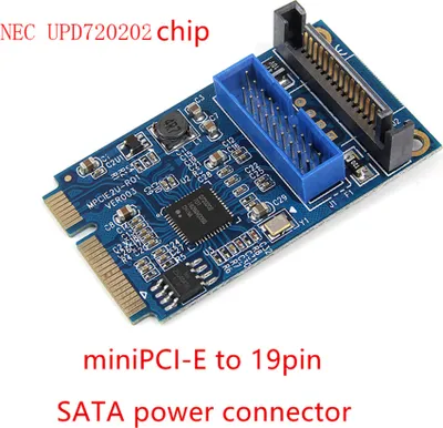 Obrázek produktu pro Rozšiřující karta z mini PCI-E na 19pinový USB 3.0 Adaptér MINI PCIE 20PIN/19PIN USB3.0