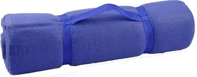 Produktbild von Picknickdecke 130x150cm wasserdicht Stranddecke Strandmatte Campingdecke Reisedecke Spielunterlage Decke Festival Picknick Camping Gartenparty Tragegriff , Farbe:blau