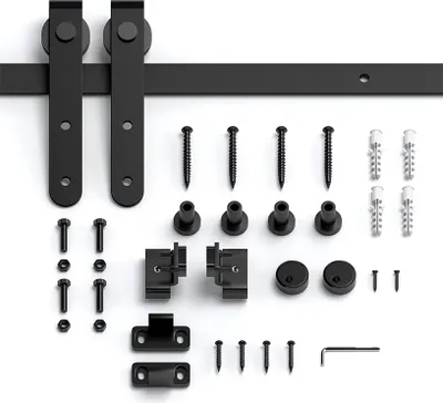 Immagine prodotto di Sistemi di porte scorrevoli per mobili a un'anta - nero 122 cm - per set