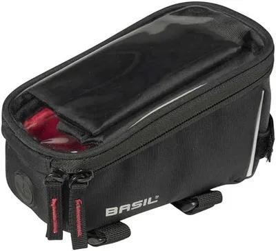 Productafbeelding van Frametas fiets - 19 x 11 x 11 cm - Met regenhoes - Zwart