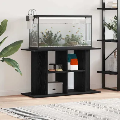 Produktbild von Stabli Möbel Aquariumständer Schwarz Eichen-Optik 100x40x60 cm Holzwerkstoff Sonstiges Aquarienzubehör 2025 - Klassisches7192049