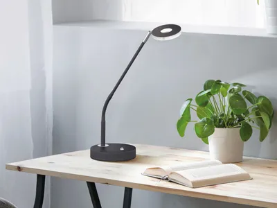 Produktbild von Fischer & Honsel LED Tischlampe DENT Schwarz 60cm