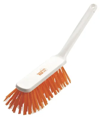 Immagine prodotto di haug® bürsten 88946 haug® bürsten Handfeger ANTI BAC weiß/orange Kunststoff 31,0 cm breit