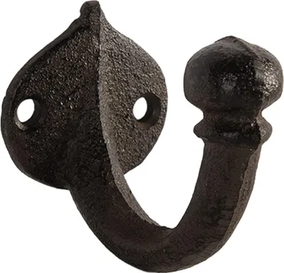 Produktbild von Clayre & Eef Wandhaken 4x7x6 cm Braun Metall