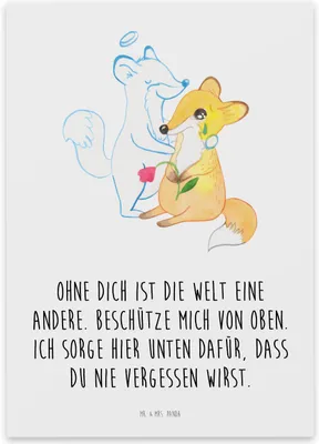 Produktbild von Mr. & Mrs. Panda Trauerkarte Trauer Bruder - Weiß - Familie, Abschiedskarte, Tod Eines Angehörigen, Beileidskarte, Beileid, Anteilnahmekarte, Familienmitglied