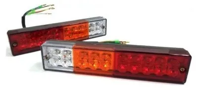Produktbild von LED-Rücklichter-Set (Bremslicht, Blinker, Rücklicht) 12V für Lkw, Bus, Sattelzug/Anhänger ST0162