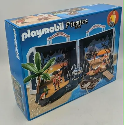 Produktbild von PLAYMOBIL Piratenschatzkoffer, Pirat, 4 Jahr(e), Mehrfarbig, Kunststoff