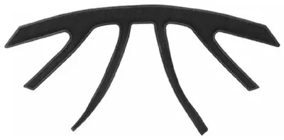 Image de Pièce détachée casque Abus 91078 - KIT DE MOUSSES CLIFFHANGER M NOIR