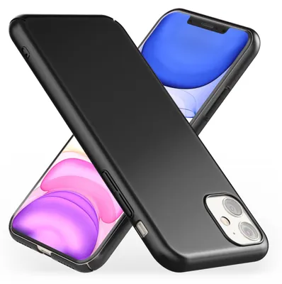 Produktbild von NALIA Handyhülle für iPhone 11, Schutz Case Cover Tasche Bumper Etui Schale Schwarz