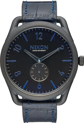 Produktbild von Nixon C45 Leather A465-2153 Herrenarmbanduhr Design Highlight