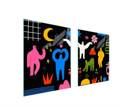 Produktbild von Glasschutzplatte Für Herd 85X52 Bajka