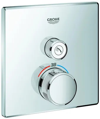 Image de Thermostat Grohe Grohtherm SmartControl avec une vanne d'arrêt, 29123000