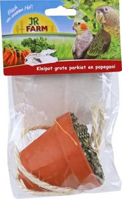 Productafbeelding van JR Farm Grote Parkiet & Papegaai Pot 260 Gram