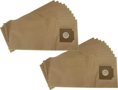 Produktbild von vhbw 20x Staubbeutel kompatibel mit Kärcher Trockensauger T 7/1, T 10/1, T 9/1 Staubsauger - 28cm x 23,5cm braun