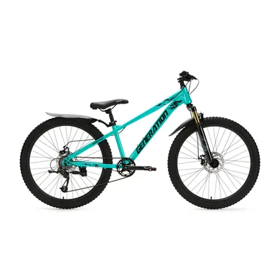 Image de VTT Génération X8 26 pouces – Bleu avec garde-boue