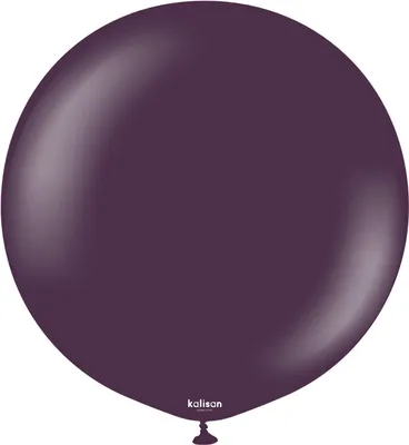 Image de Ballons en latex PlumKalisan, violet 45 cm, 25 pièces.