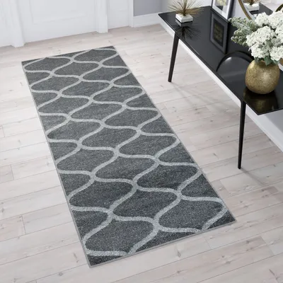Obrázek produktu pro Koberec Tapiso, metráž, vhodný do chodby, předsíně, obývacího pokoje, ložnice, krátký vlas, moderní design, melírovaná barva, šedá, béžová, rozměry 120 x 500 cm