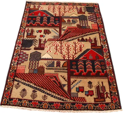Produktbild von Originaler Belutsch-Teppich - 140x90 cm (GalleriaFarah1970)