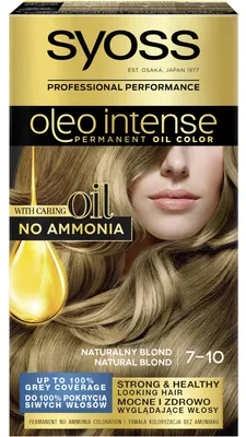 Obrázek produktu pro Syoss Farba do wosw trwale koloryzujca z olejkami 7-10 Naturalny Blond