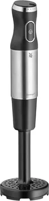 Produktbild von 5-teiliges Stabmixer Set 600W aus Edelstahl mit Zerkleinerer, Schneebesen, Stampfer & 700ml Mixbecher – vielseitiger Küchenmixer