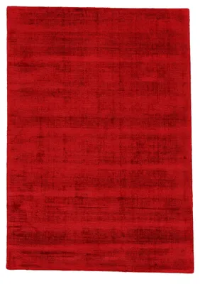 Produktbild von Viskoseteppich AVA Rot 120x170 cm | Moderner Teppich für Wohn- und Schlafzimmer