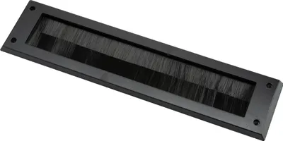 Produktbild von Briefkästen und briefeinwürfe Gebürstet schwarz 8 x 34,2 x 1,5cm - Pro Stück