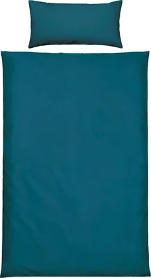 Produktbild von Erwin Müller Bettwäsche Ansbach" petrol 1x 135x220 cm + 1x 40x80 cm"