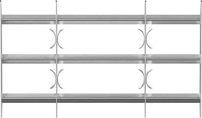 Immagine prodotto di Griglia per finestra estraibile STABILIT, 70-105 × 45 cm, acciaio