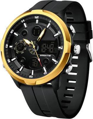 Produktbild von Watch für Herren Groß Zifferblat Sportlich Militär Wasserdicht Led Beleuchtung Chronograph Stoppuhr Wecker Kalender Multifunktionale Uhren Robust