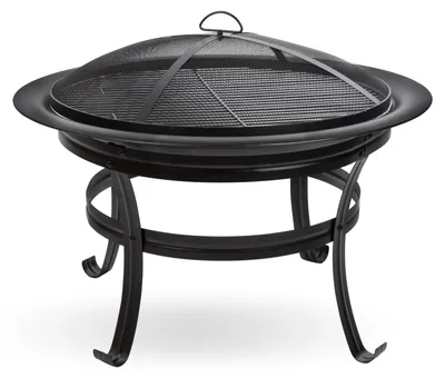 Produktbild von Gartenkamin mit Grill Girona FS 750, schwarz