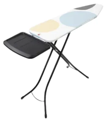 Obrázok produktu pre Brabantia 134401, Žehliaca doska plnej veľkosti, Bavlna, Naparovacia žehlička, Čierna, Vzor, Oceľ