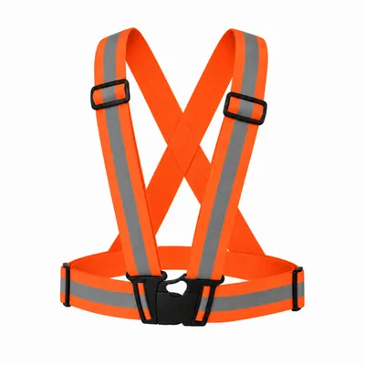 Produktbild von Warnweste Reflektorweste – Verstellbare Sicherheitsweste mit Klickverschluss zum Joggen, Fahrradfahren und Spazierengehen