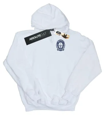 Imagen del producto de Sudadera con capucha de Star Wars, "El Mandaloriano", para niños, modelo BI47576 (talla 152-158), color blanco
