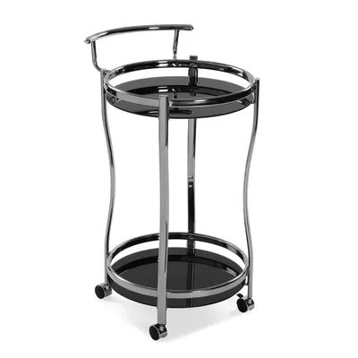 Immagine prodotto di Carrello servitore Driana, ideale per la cucina, il soggiorno o la sala da pranzo. Carrello servitore moderno, modello M