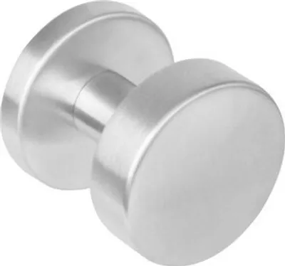 Produktbild von Türknopf mittig rund Edelstahl für Wechselgarnitur Ø 53 mm 1 Stück