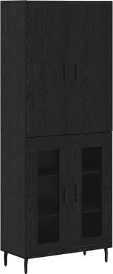 Image de Haut Armoire 2 pcs Chêne artisanal 69,5 x 34 x 180 cm