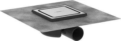 Produktbild von hansgrohe RainDrain Spot Komplettset 150/150 Punktablauf und Installationsset Edelstahl gebürstet, 56055800