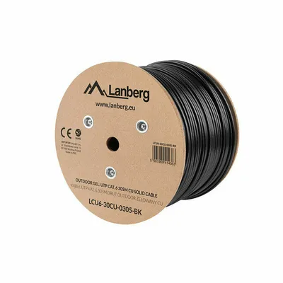 Produktbild von Lanberg LCU6-30CU-0305-BK – 305 m – Cat6 – U/UTP (UTP)