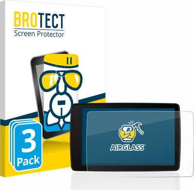 Produktbild von 3x BROTECT Schutzglas für BMW Motorrad Navigator VI Schutzfolie Panzer Folie Glas Display Schutz klar