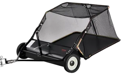 Immagine prodotto di Carrello per foglie - Aspirafoglie - Raccoglitore di foglie - Spazzola da giardino - Spazzola per prati