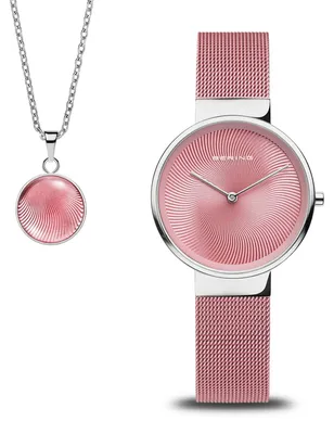 Immagine prodotto di Bering - 19031-989-GWP - Set regalo orologio + collana - Donna - Quarzo - Classic