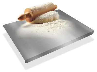 Produktbild von Edelstahl-Schneidebrett, 50 x 40 cm, für Küche und Restaurant