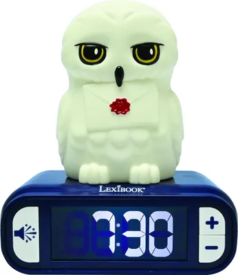 Produktbild von Wecker mit Nachtlicht Hedwig in 3D