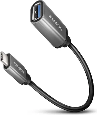 Obrázok produktu pre AXAGON Axagon RUCM-AFAC USB kábel USB 3.2 Gen 1 (3.1 Gen 1) 0,2 m USB C USB A Sivá